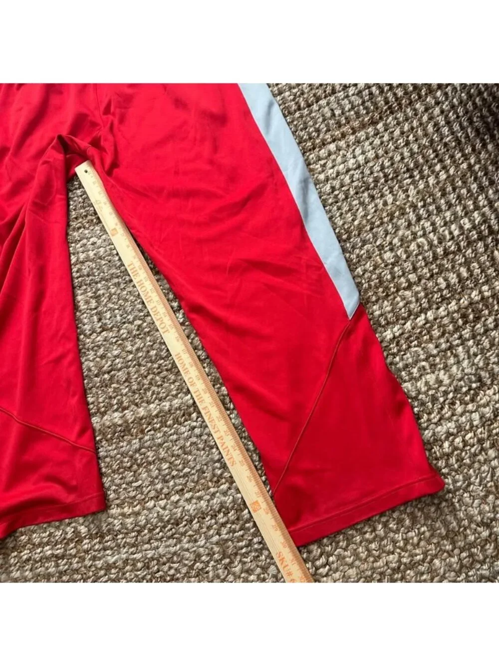 Nike Ohio State Buckeyes Track Pants Sweatpants Red Gray Swoosh Mens 2XL - XXL